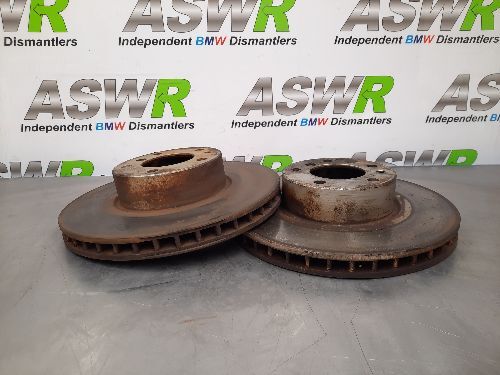 BMW E31 8 SERIES Pair Of Ventilated Front Brake Discs 324X30