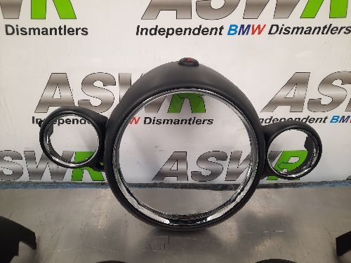 MINI R55 R56 R57 R58 R59 Circular Chrome Trim Dashboard Set