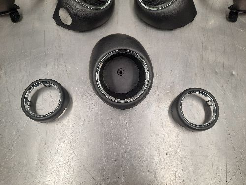 MINI R55 R56 R57 R58 R59 Circular Chrome Trim Dashboard Set