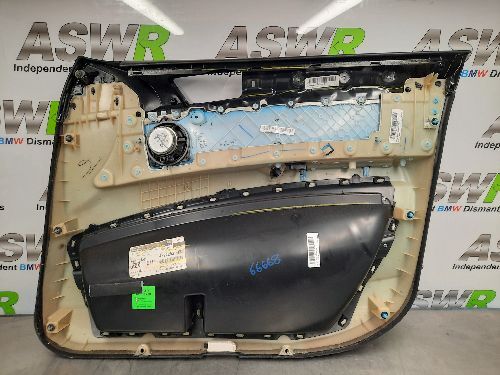 BMW E71 X6 N S F Passenger Side Front Leather Door Card