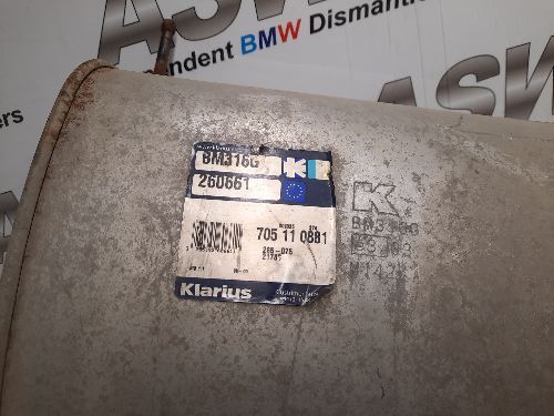 BMW E36 3 SERIES COMPACT 318tds M41 Tail Pipe & Back Box