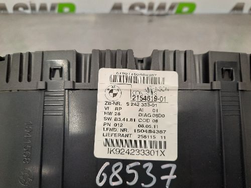 BMW E81 E82 E87 E88 1 SERIES 116d 118d N47 Manual Speedo Clocks