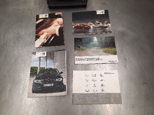 BMW E87 1 SERIES Owners Handbook Pack With Wallet