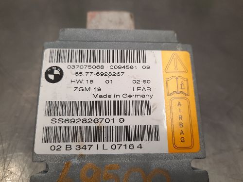 BMW E65 E66 7 SERIES Airbag ECU Gateway Module