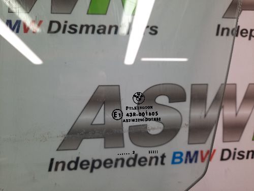 BMW E65 E66 7 SERIES N S F Passenger Side Front Window Glass