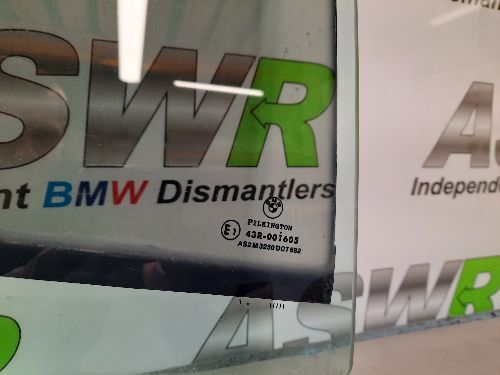 BMW E65 7 SERIES Drivers Side Rear Door Glass O/S/R