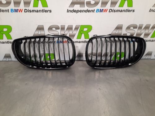 BMW Kidney Grilles E60 E61 5 SERIES Pair in Black
