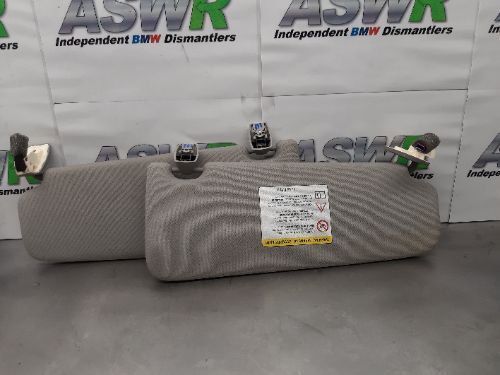 BMW Sun Visors Pair Everestgrau F10 F11 5 SERIES