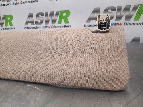 BMW Sun Visors Pair Oyster F01 F02 F04 7 SERIES