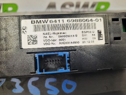 BMW E81 E87 E90 E91 1 3 SERIES Heater Control Panel