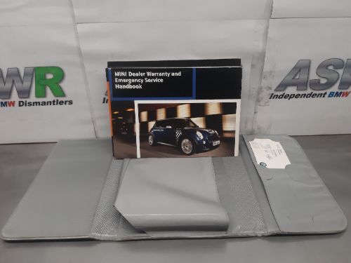 MINI COOPER R52 Owners Handbook