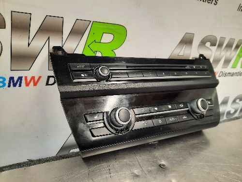 BMW Radio & Heater Control Panel F10 F11 5 SERIES Pre LCI