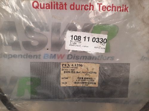 BMW Hand Brake Bowden Cable Left Hand E39 5 Series