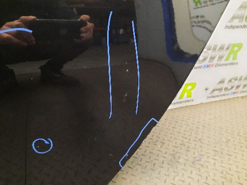 BMW 5 SERIES Door Rear N/S Passenger Side E60 Saloon