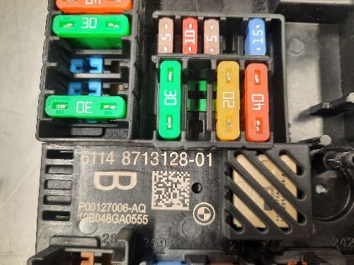 BMW Rear Power Distribution Fuse Box G31 G32 G11 G14 5 6 7 8 SERIES
