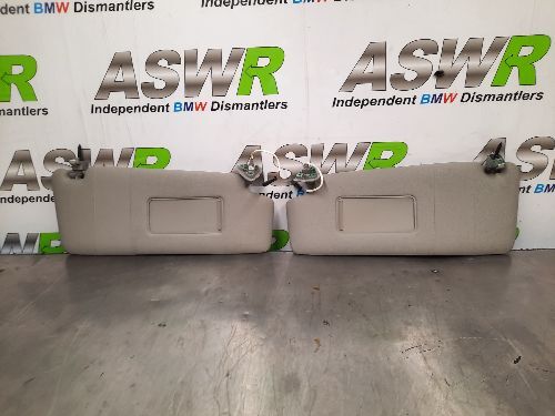 BMW E83 X3 Sun Visors Pair Grey