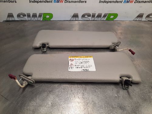 BMW Sun Visors Pair Grey E90 E91 3 SERIES / E84 X1