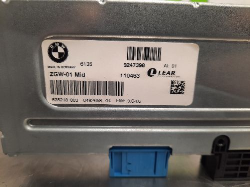 BMW Gateway Control Module F07 F10 F12 F13 F01 5 6 7 SERIES