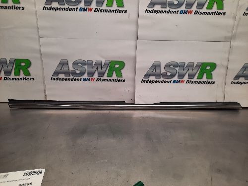 MINI Cooper Rear Quarter Moulding Chrome N/S Passenger R52 Cabrio