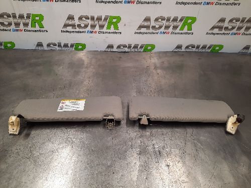 BMW Sun Visors Pair Grey F10 F11 5 SERIES