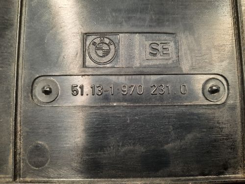 BMW E31 8 SERIES Rear Number Plate Holder Plinth