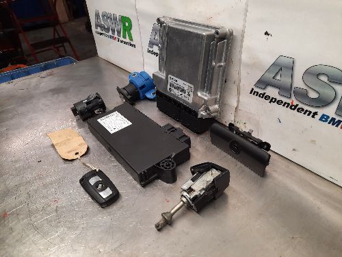 BMW E82 E87 E90 E91 1 3 SERIES N47 Engine ECU CAS & Key Kit