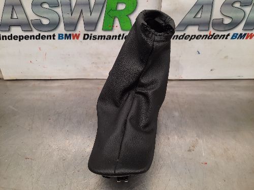 BMW 3 SERIES E90 E91 M Sport Black Leather Hand Brake Gaiter