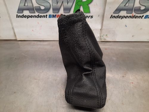 BMW 3 SERIES E90 E91 M Sport Black Leather Hand Brake Gaiter