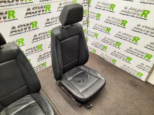 BMW 1 SERIES E87 5dr SE Interior / Seats Black Leather