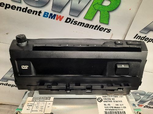 BMW E70 X5 CCC Radio Head Unit CD Player Navigation