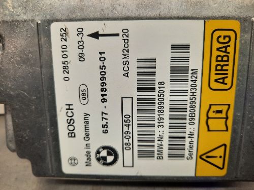 BMW Airbag Control Module ECU E70 X5 E71 X6