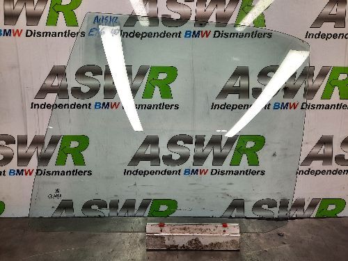 BMW E36 3 SERIES Saloon Door Glass Rear N/S Passenger Side