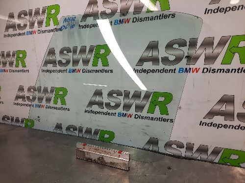 BMW E36 3 SERIES Saloon Door Glass Rear N/S Passenger Side