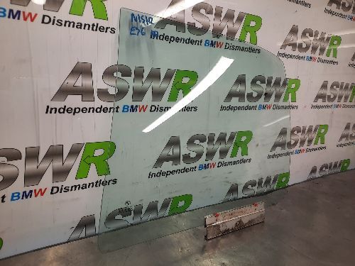 BMW E36 3 SERIES Saloon Door Glass Rear N/S Passenger Side