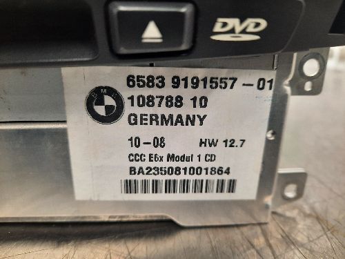 BMW CCC Sat Navigation CD Player Head Unit E60 E61 E63 E64 5 6 SERIES