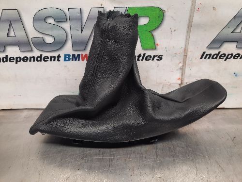 BMW 3 SERIES E90 E91 M Sport Black Leather Hand Brake Gaiter