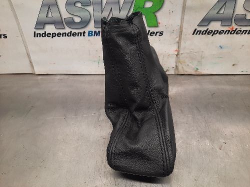 BMW 3 SERIES E90 E91 M Sport Black Leather Hand Brake Gaiter