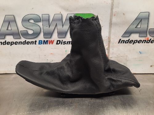 BMW 3 SERIES E90 E91 M Sport Black Leather Hand Brake Gaiter