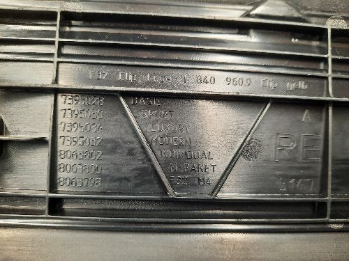 BMW Sill Plate Kick Trims M Sport Pair F32 F82 4 SERIES