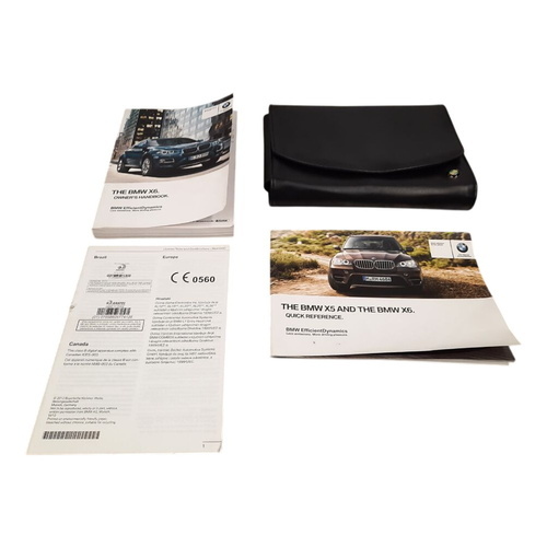 BMW E71 X6 Owners Manual & Wallet