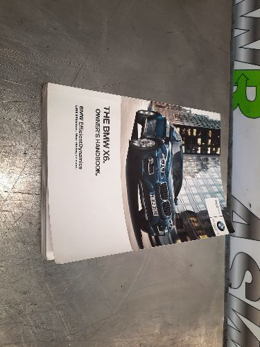 BMW E71 X6 Owners Manual & Wallet