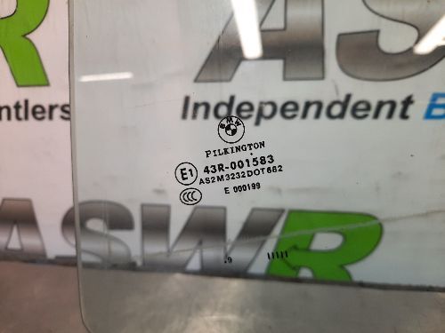 BMW Door Window Rear Left Side E87 1 SERIES 5dr