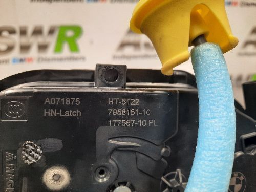 BMW Rear Door Catch N/S Passenger Side F40 F44 G20 1 2 3 SERIES