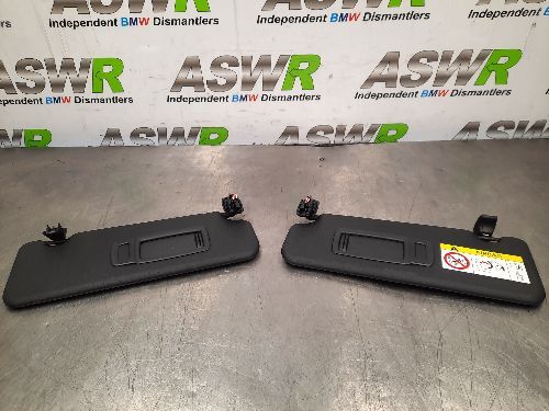 BMW F44 2 SERIES Gran Coupe Sun Visors Pair Black