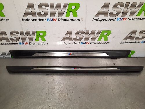 BMW Sill Kick Trim Entrance Cover Pair F21 F22 1 2 SERIES M Sport