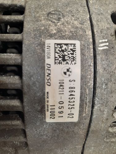 BMW Alternator 180A F20 F22 F30 F32 1 2 3 4 SERIES B38 Petrol
