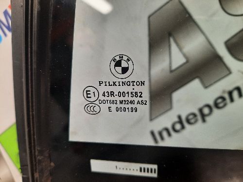 BMW Door Quarter Window Glass Rear Left Side F10 5 SERIES Saloon