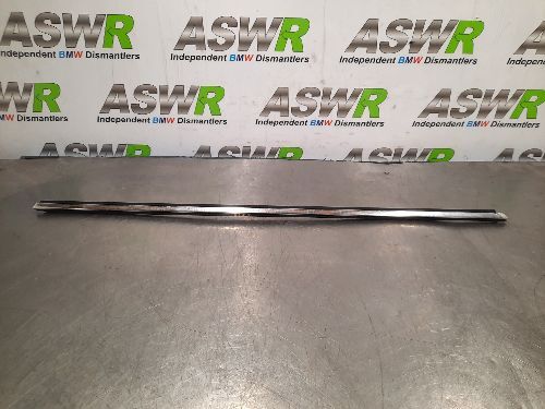 BMW Door Weatherstrip Finishing Trim Chrome O/S Drivers F32 4 SERIES