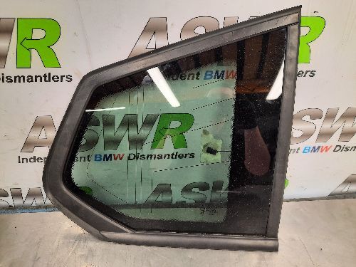 BMW F25 X3 Quarter Panel Window Glass Rear Right Side