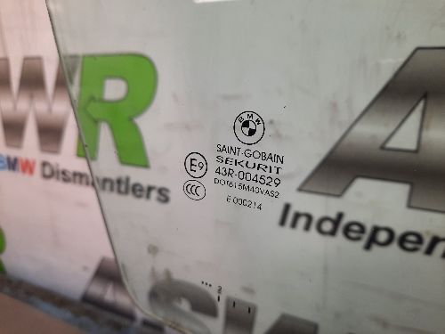 BMW F25 X3 Door Window Glass Front O/S Drivers Side